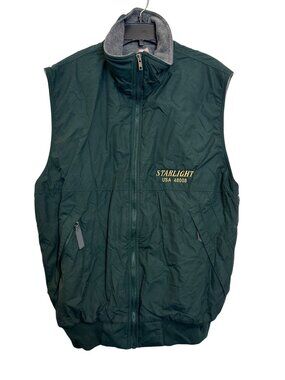 Patagonia Starlight USA 48008 Green Quilted Vest M Nylon/Polyester